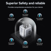 WEKOME WP-U02 Mecha Series - 2x USB-C Super Fast Charger GaN 40W Power Charger (Silver)
