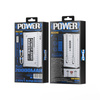 WEKOME WP-341 Container Series - Powerbank 20000 mAh Super Charging mit integriertem USB-C & Lightning PD Kabel 20W + QC 22.5W (Silber)