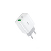 WEKOME WP-U53 Maxspeed - USB-C PD 20W & USB-A QC3.0 18W Fast Charger (White)