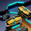 WEKOME VB06 Mecha Series - Bluetooth V5.3 TWS Wireless Headphones with Charging Case (Yellow)