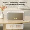 WEKOME Beluga D9 Chiyvh - Enceinte sans fil Bluetooth V5.3 (Blanc)