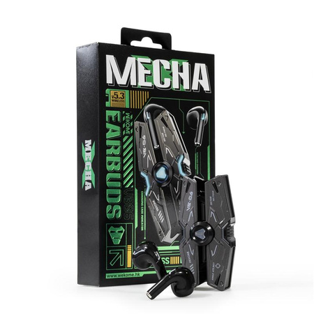 WEKOME VB06 Mecha Series - bezdrátová sluchátka Bluetooth V5.3 TWS s nabíjecím pouzdrem (Tarnish)