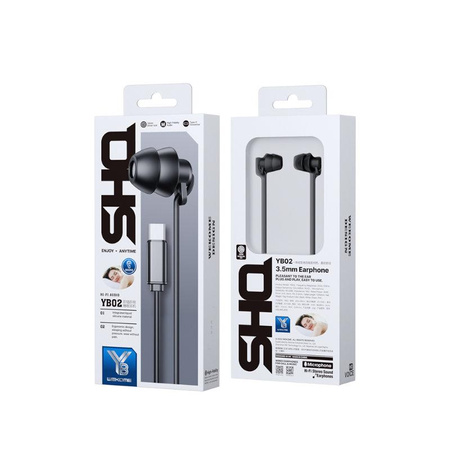 WEKOME YB02 SHQ Series - USB-C Wired Headphones (Black)