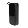 WEKOME WP-10 Pop Digital Series - Power banka 20000 mAh s integrovaným kabelem USB-C / Lightning / Micro USB / USB-A (černá)