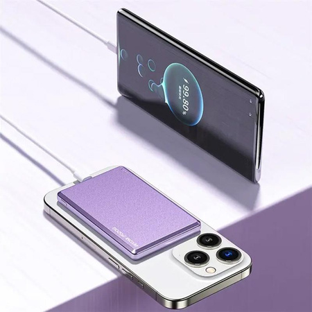 WEKOME WP-30 Mecha Series Ultra Thin - Indukční powerbanka 5000 mAh s rychlým nabíjením PD 20W MagSafe (matný)