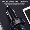 WEKOME WP-C26 - Bluetooth / MicroSD / 2x USB-A FM transmitter + 17W car charger (Black)