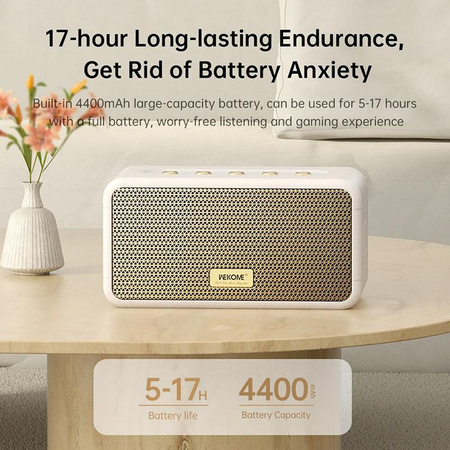 WEKOME Beluga D9 Chiyvh - Wireless Bluetooth Speaker V5.3 (White)