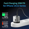 WEKOME WP-U02 Mecha Series - Napájecí nabíječka 2x USB-C Super Fast Charger GaN 40W (stříbrná)