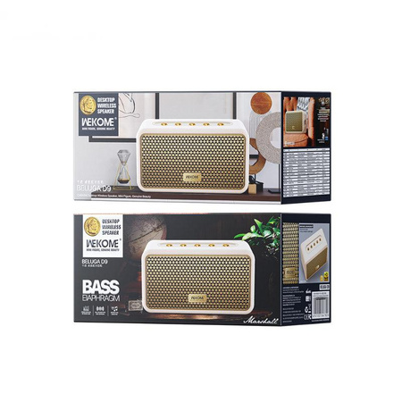 WEKOME Beluga D9 Chiyvh - Wireless Bluetooth Speaker V5.3 (White)