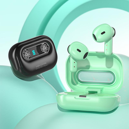 WEKOME VA06 Vanguard Series - V5.2 TWS Wireless Bluetooth Headphones with Charging Case (White)