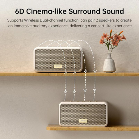WEKOME Beluga D9 Chiyvh - Wireless Bluetooth Speaker V5.3 (White)