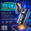WEKOME WP-333 Vanguard Series - Power banka 10000 mAh Super nabíjení PD 20W + QC 22,5W (černá / průhledná)