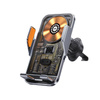 WEKOME WP-U204 Vanguard Series - Support de voiture automatique avec recharge sans fil 15W (Noir)