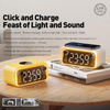 WEKOME Beluga D6 Dream - Multifunction Wireless Speaker / FM Radio with Inductive Charging 15W MagSafe (White)