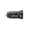WEKOME WP-C40 Vanguard Series - Car Charger 2 x USB-A Fast Charging 15W (Black / Transparent)