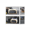 WEKOME Beluga D6 Dream - Multifunktionaler kabelloser Lautsprecher / FM-Radio mit induktivem Laden 15W MagSafe (Weiß)