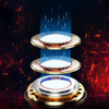 WEKOME ET-Y30 ET-Serie - kabelgebundene 3,5-mm-Kopfhörer für Gamer (rot)