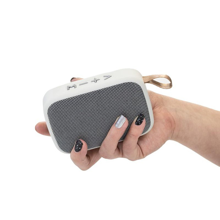 WEKOME D20 - Bluetooth V5.0 hordozható vezeték nélküli hangszóró (fehér)