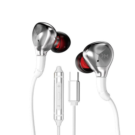 WEKOME YC06 Blackin Series - USB-C wired HiFi headphones (White)